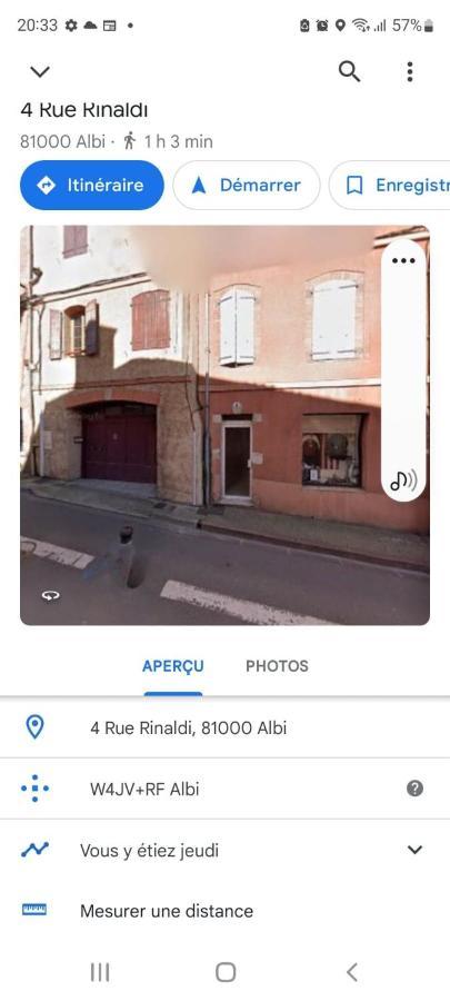Apartament Cadre Exceptionnel Niche Sous Les Toits Dans Le Quartier Historique Albi Zewnętrze zdjęcie